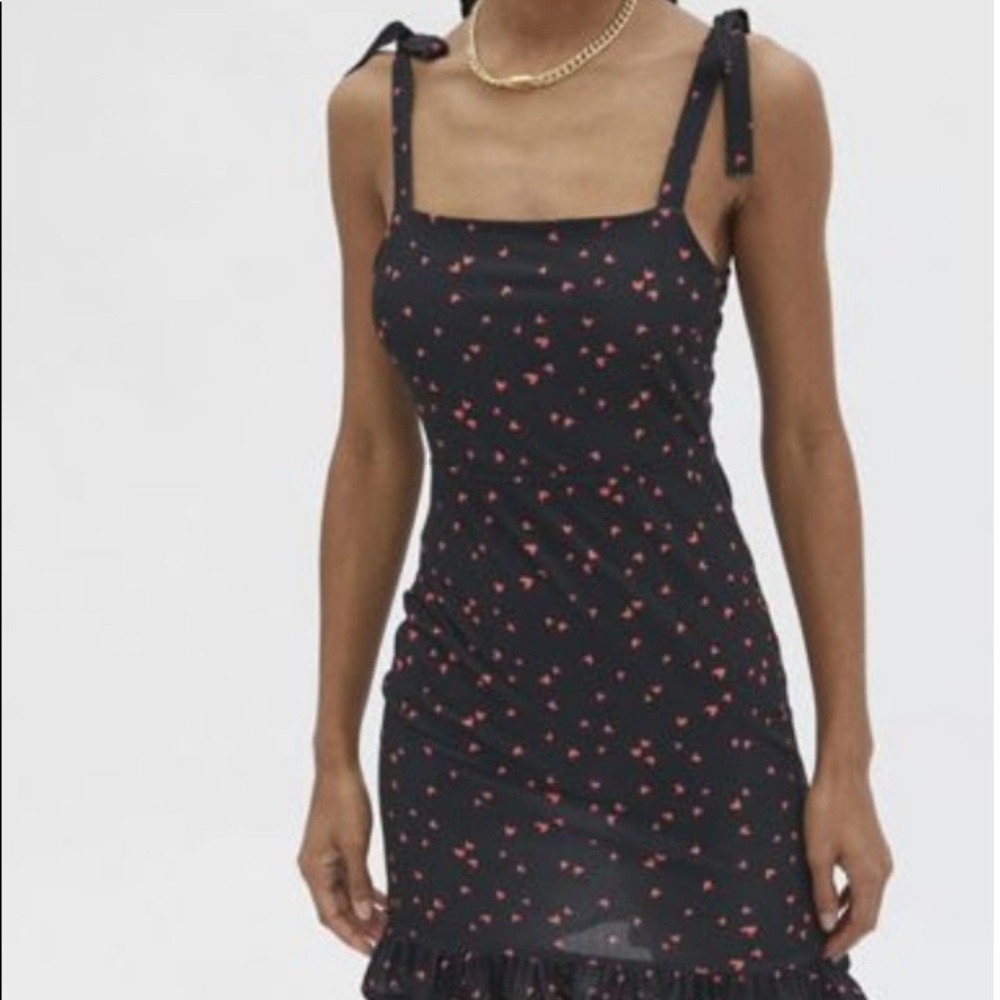 Urban outfitters tie shoulder ballina dress